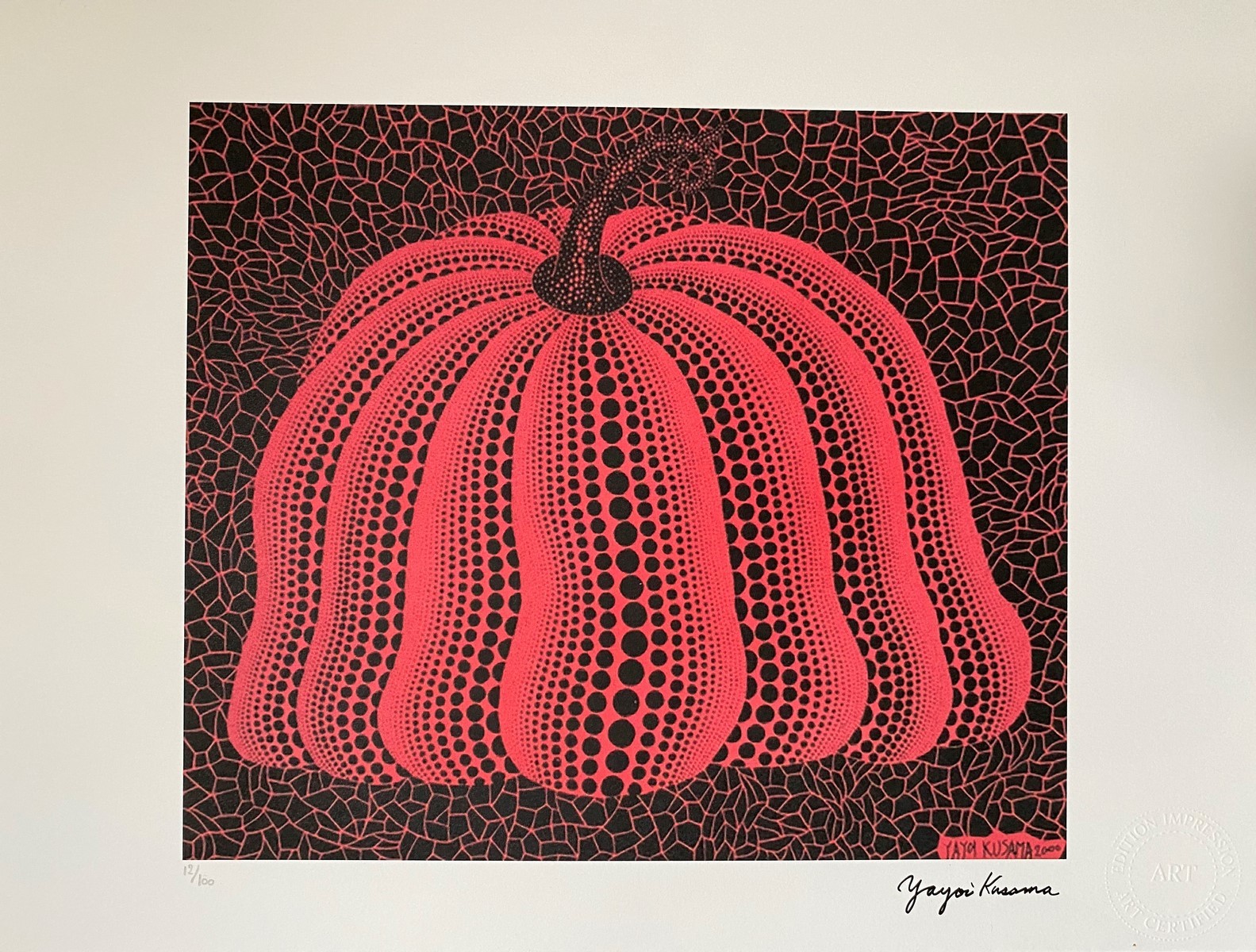 Yayoi KUSAMA (Né en 1929), D’Après