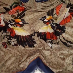 GUCCI Étole en soie et laine