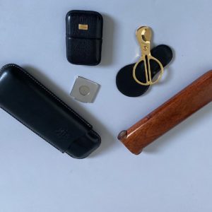 Ensemble de deux étuis à cigare