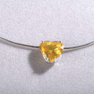 CHAÎNE et PENDENTIF en or blanc