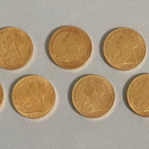 GRANDE-BRETAGNE 10 souverains en or