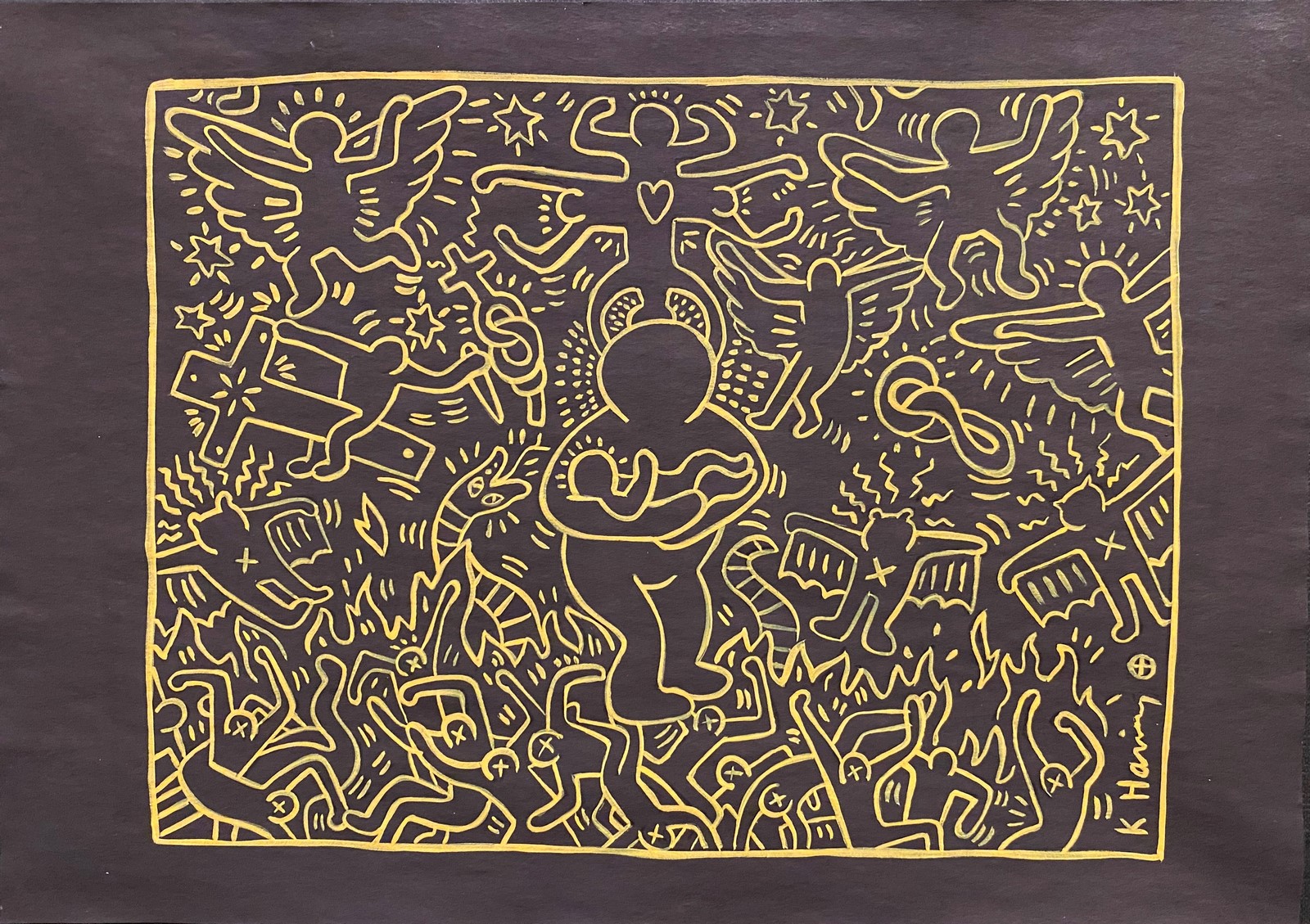 LOT N°116 - KEITH HARING (1958-1990)