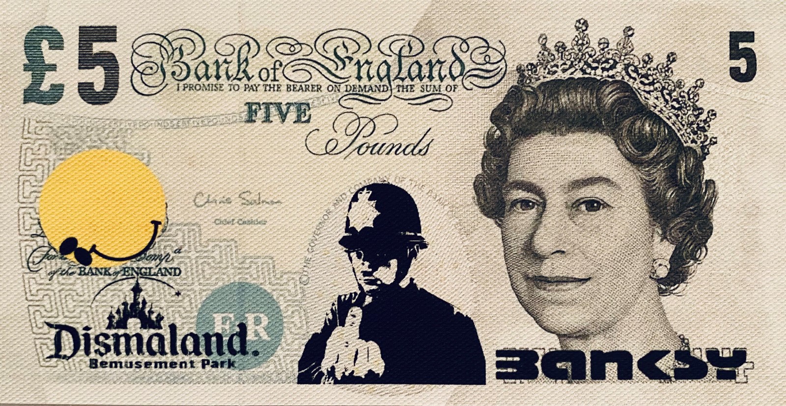 LOT N°154 - DISMALAND – BANKSY (D’Après)