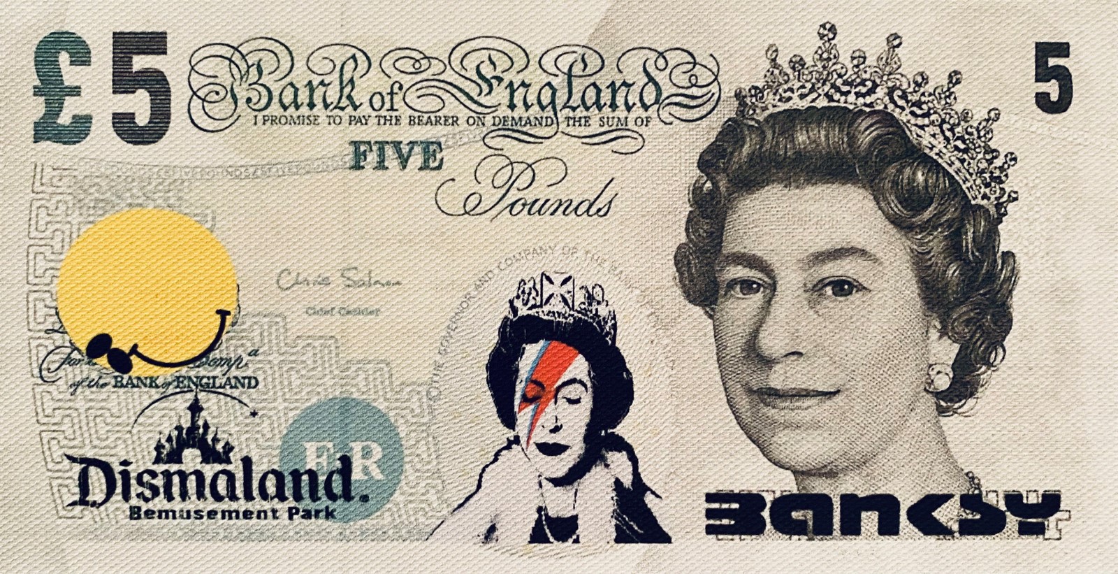 LOT N° 155 - DISMALAND – BANKSY (D’Après)