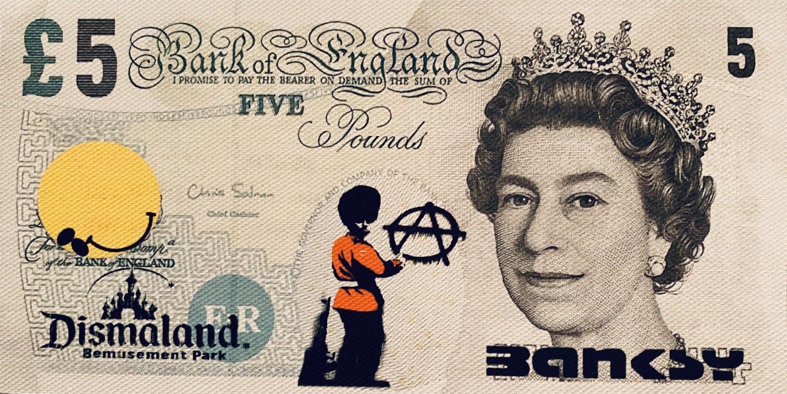 LOT N°158 - DISMALAND – BANKSY (D’Après)