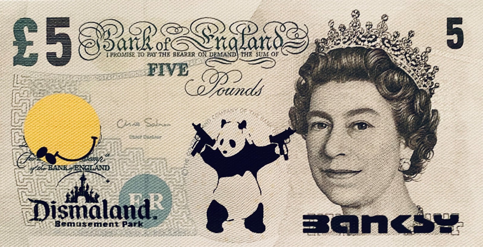 LOT N°159 - DISMALAND – BANKSY (D’Après)