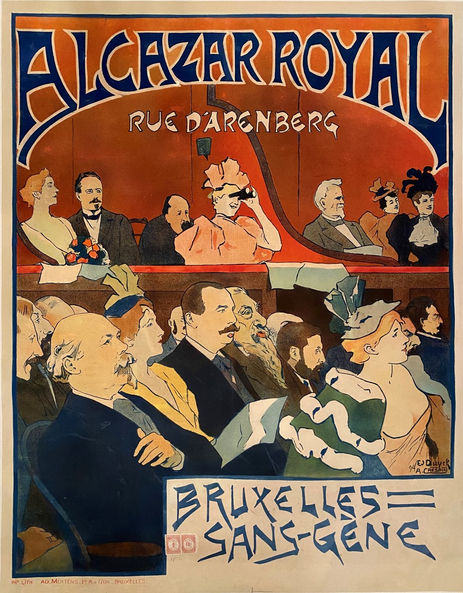 LOT N° 8 - CRESPIN, Adolphe (Bruxelles 1859 - 1944)
& DUYCK, Edouard (Bruxelles 1856 - 1897)