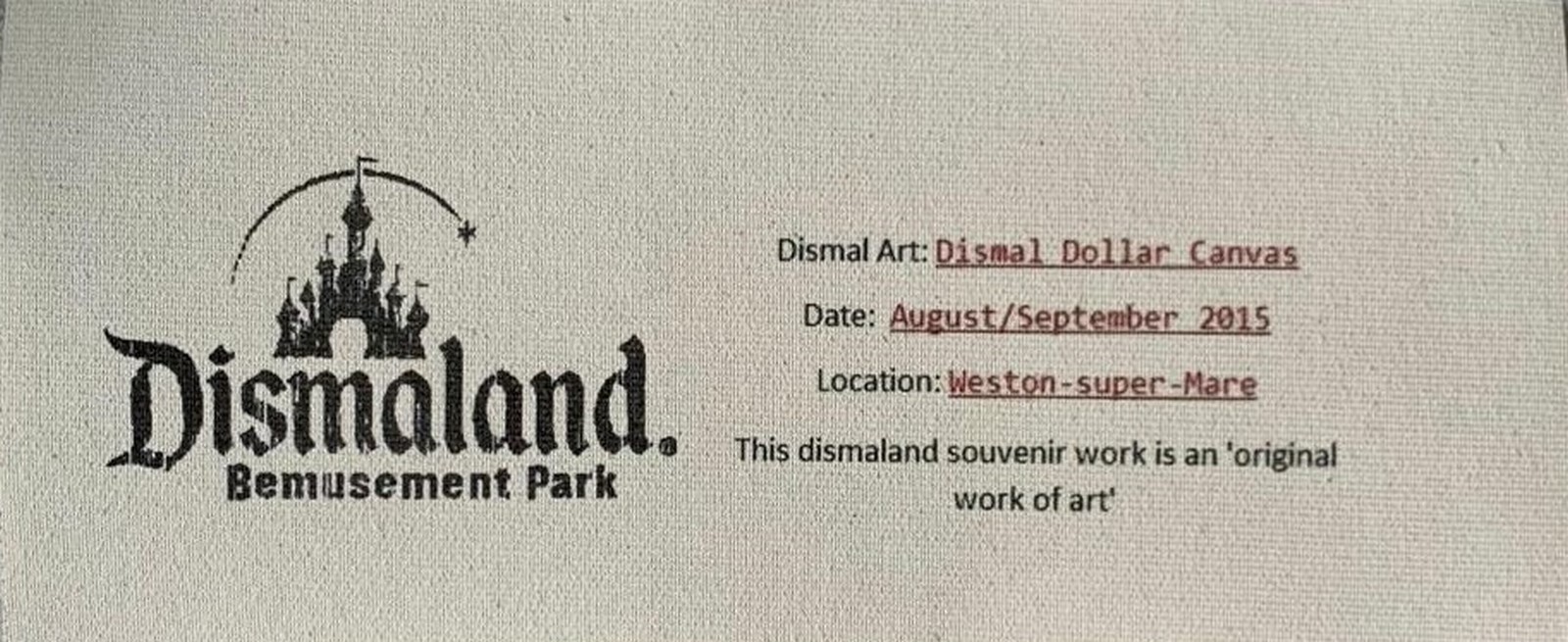 LOT N°46 - DISMALAND - BANKSY - Image 2