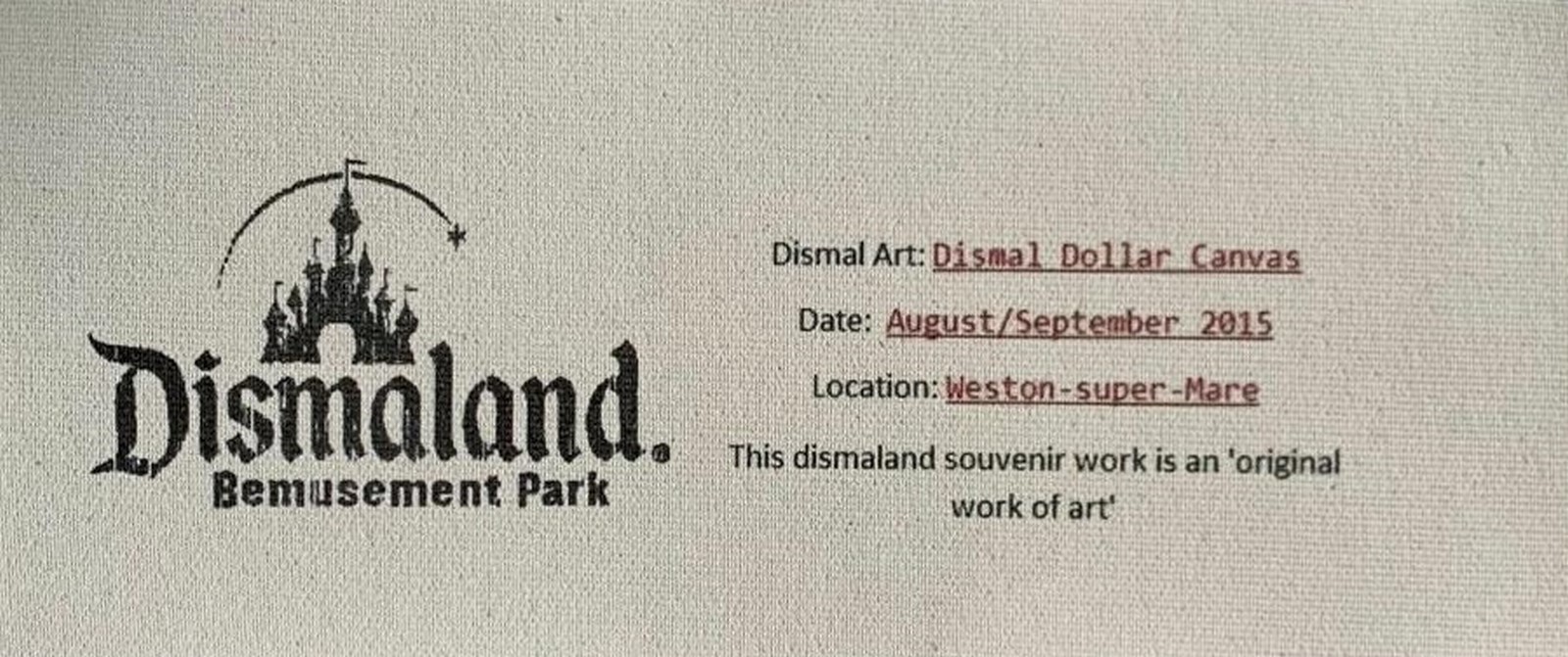 LOT N°47 - DISMALAND - BANKSY - Image 2