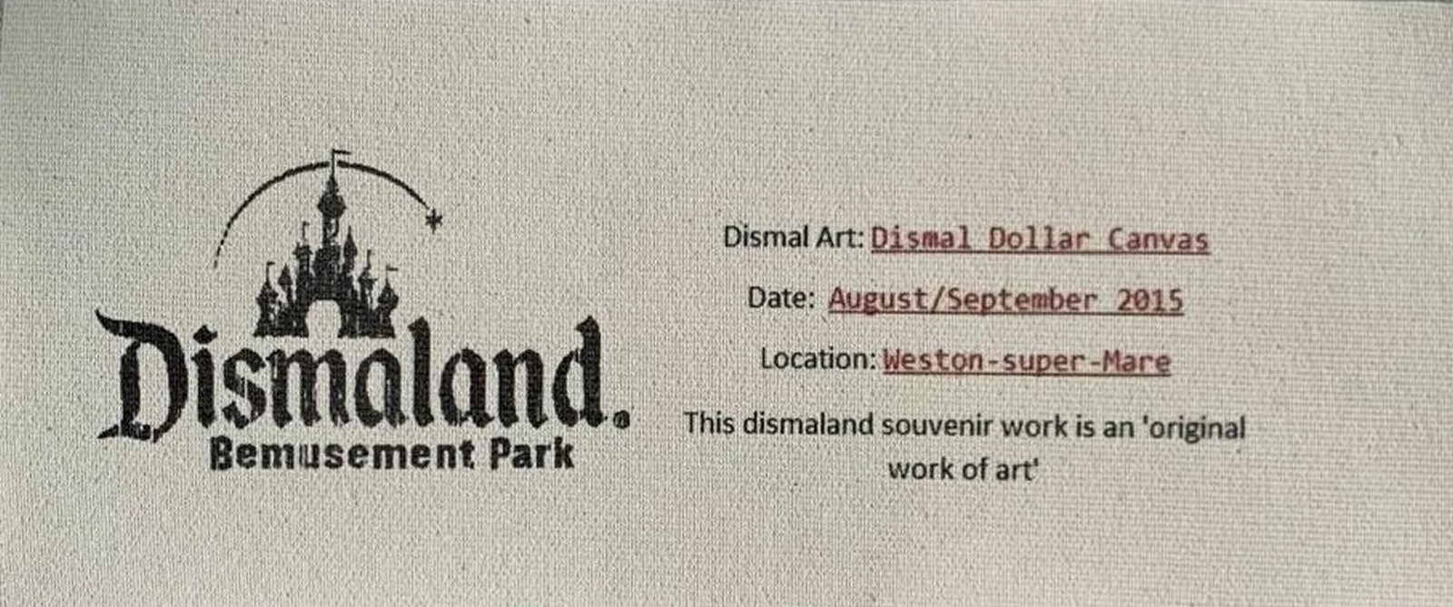 LOT N°55 -DISMALAND - BANKSY - Image 3