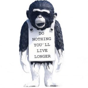LOT N°66 -BANKSY - MEDICOM X BRANDALISM