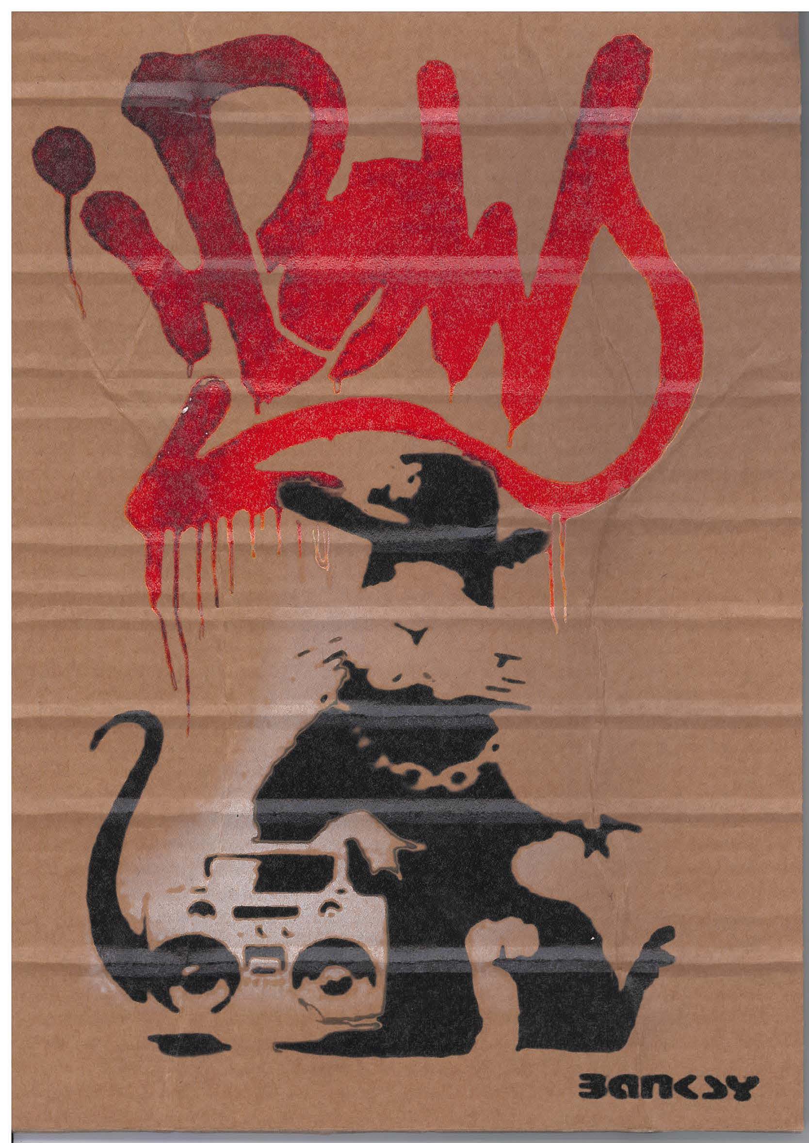 LOT N°104 -BANKSY DISMALAND (d’Après)