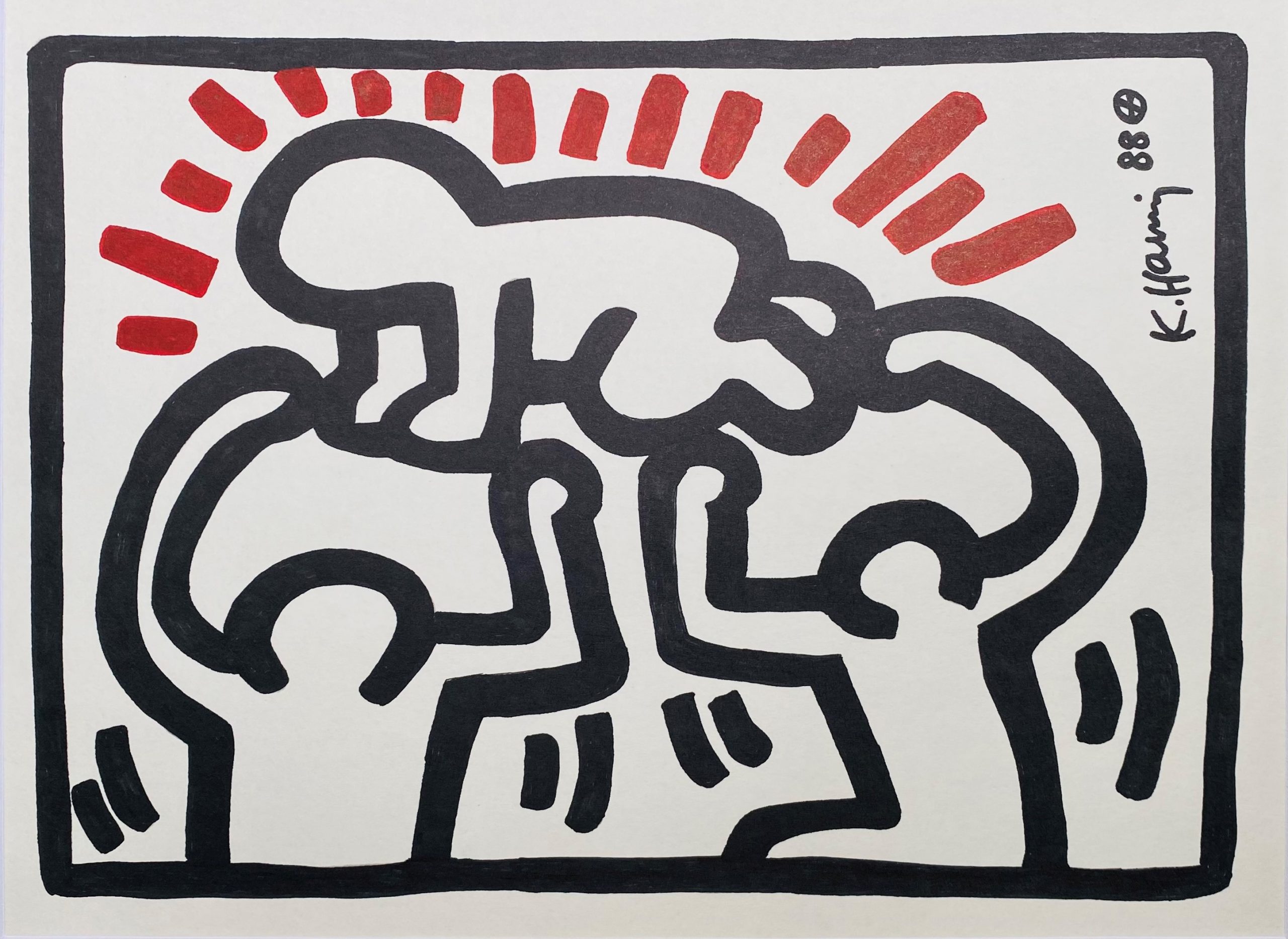 LOT N°167 - Keith HARING (1958-1990), Attribué à, États-Unis