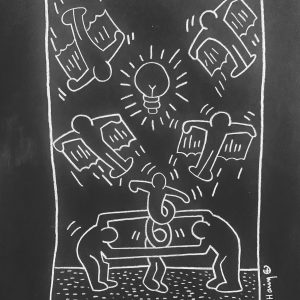 N°172-Keith HARING (1958-1990), Attribué à