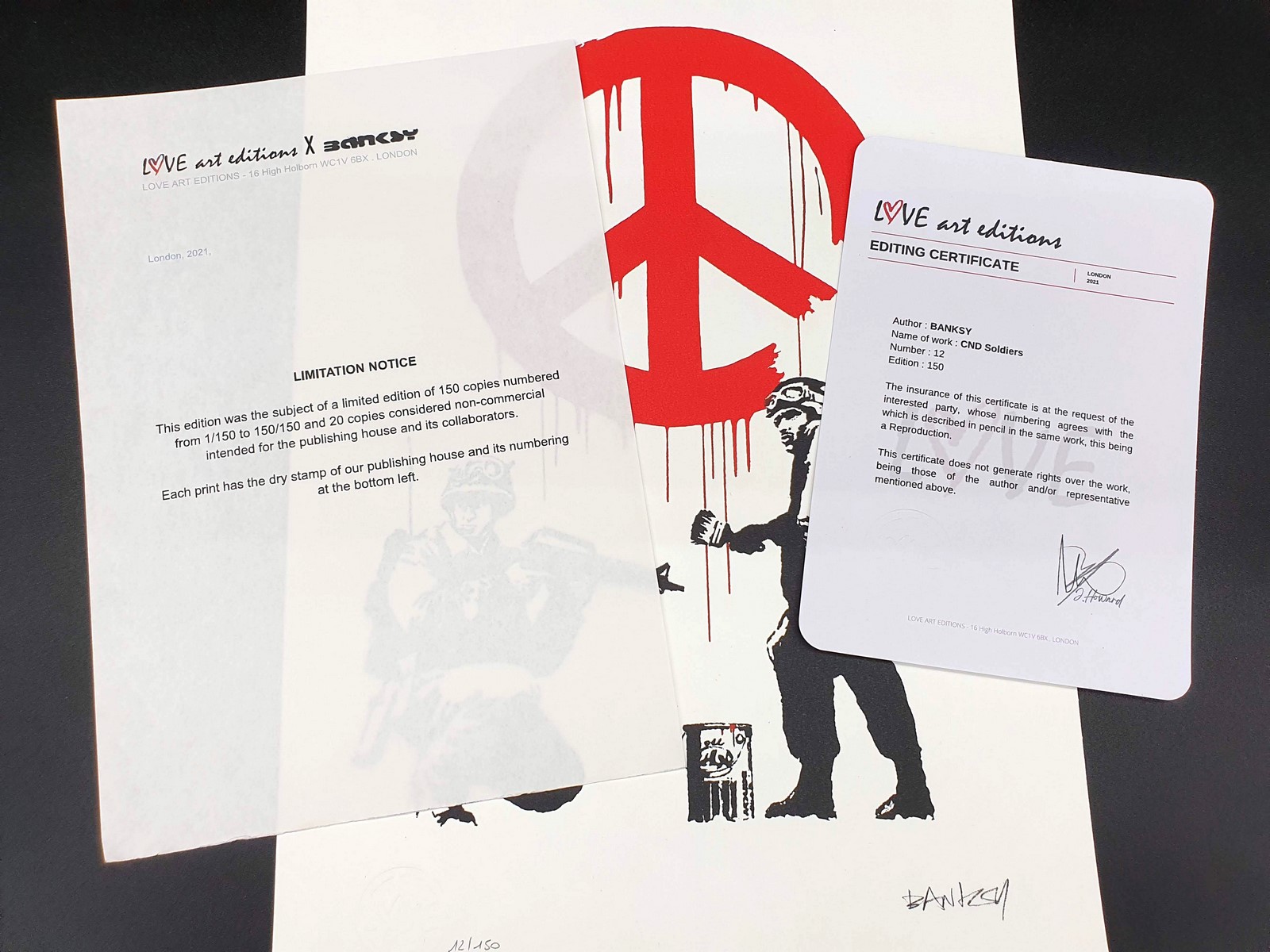 LOT N°117 BANKSY (Né en 1974), D’Après – Image 4