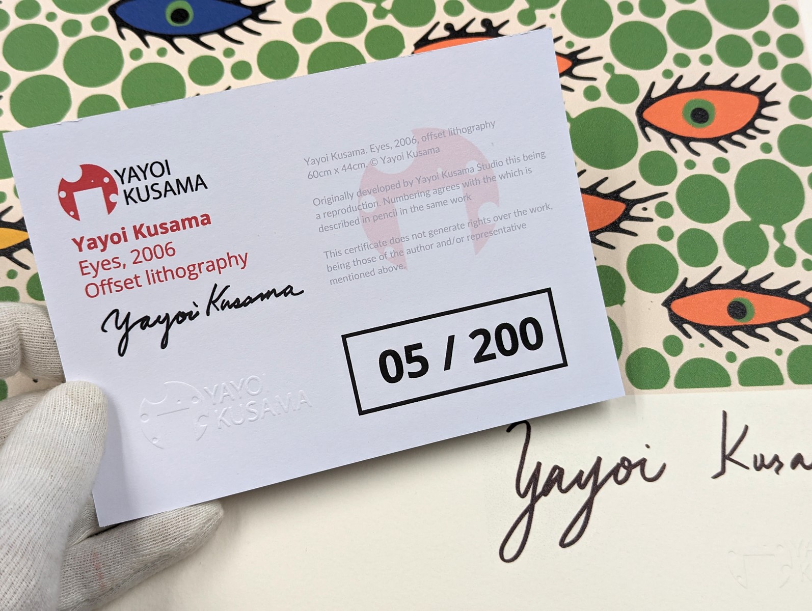 LOT N°137 Yayoi KUSAMA (Né en 1929), D’Après – Image 5