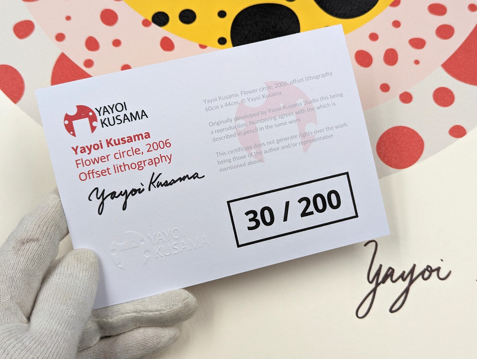 LOT N°139 Yayoi KUSAMA (Né en 1929), D’Après – Image 7
