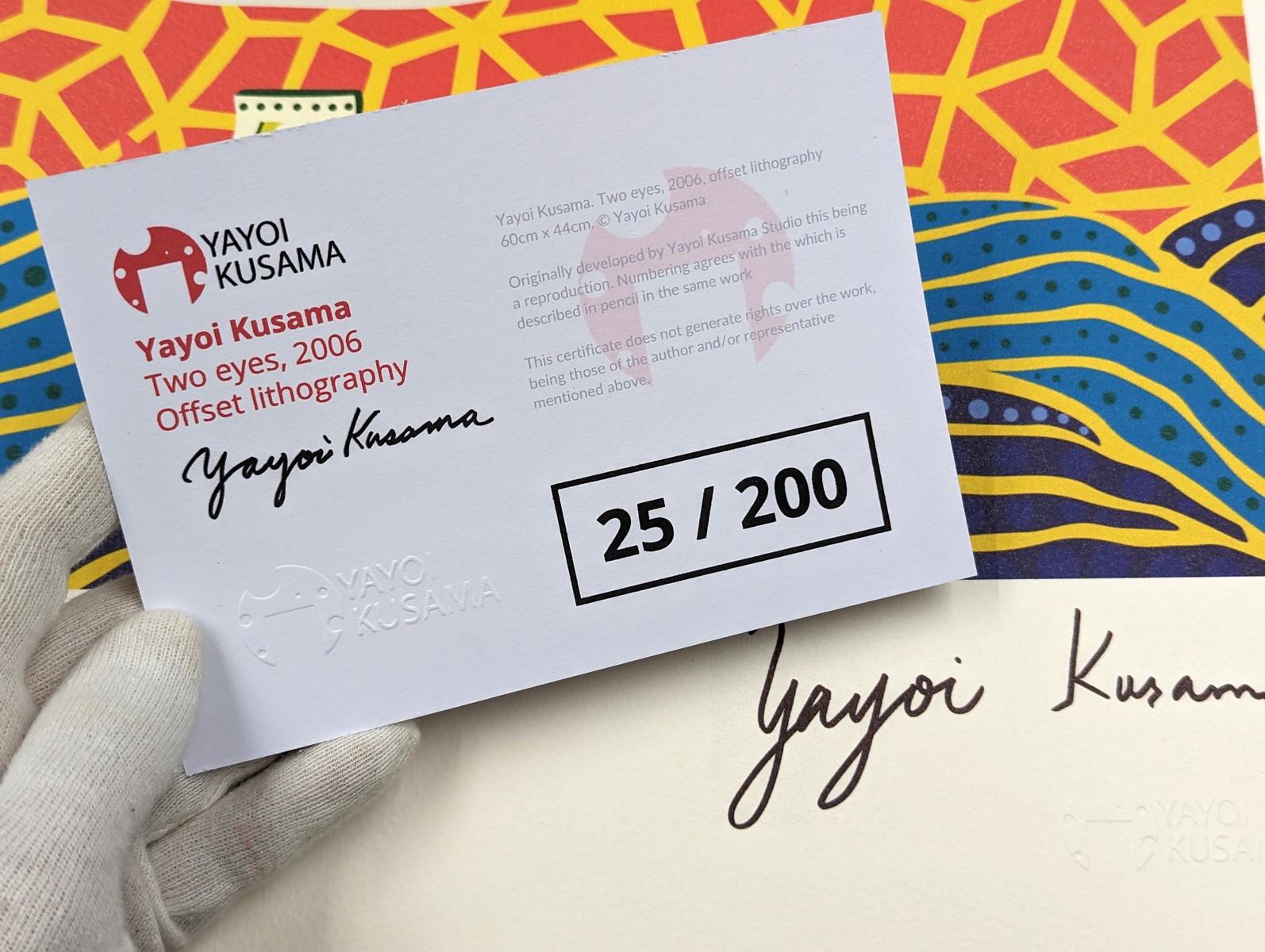 LOT N°144 Yayoi KUSAMA (Né en 1929), D’Après – Image 7