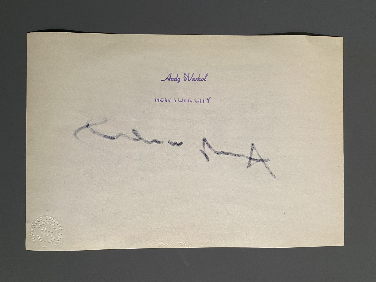 LOT N°201 Andy WARHOL (1928 1987), D’Après – Image 4
