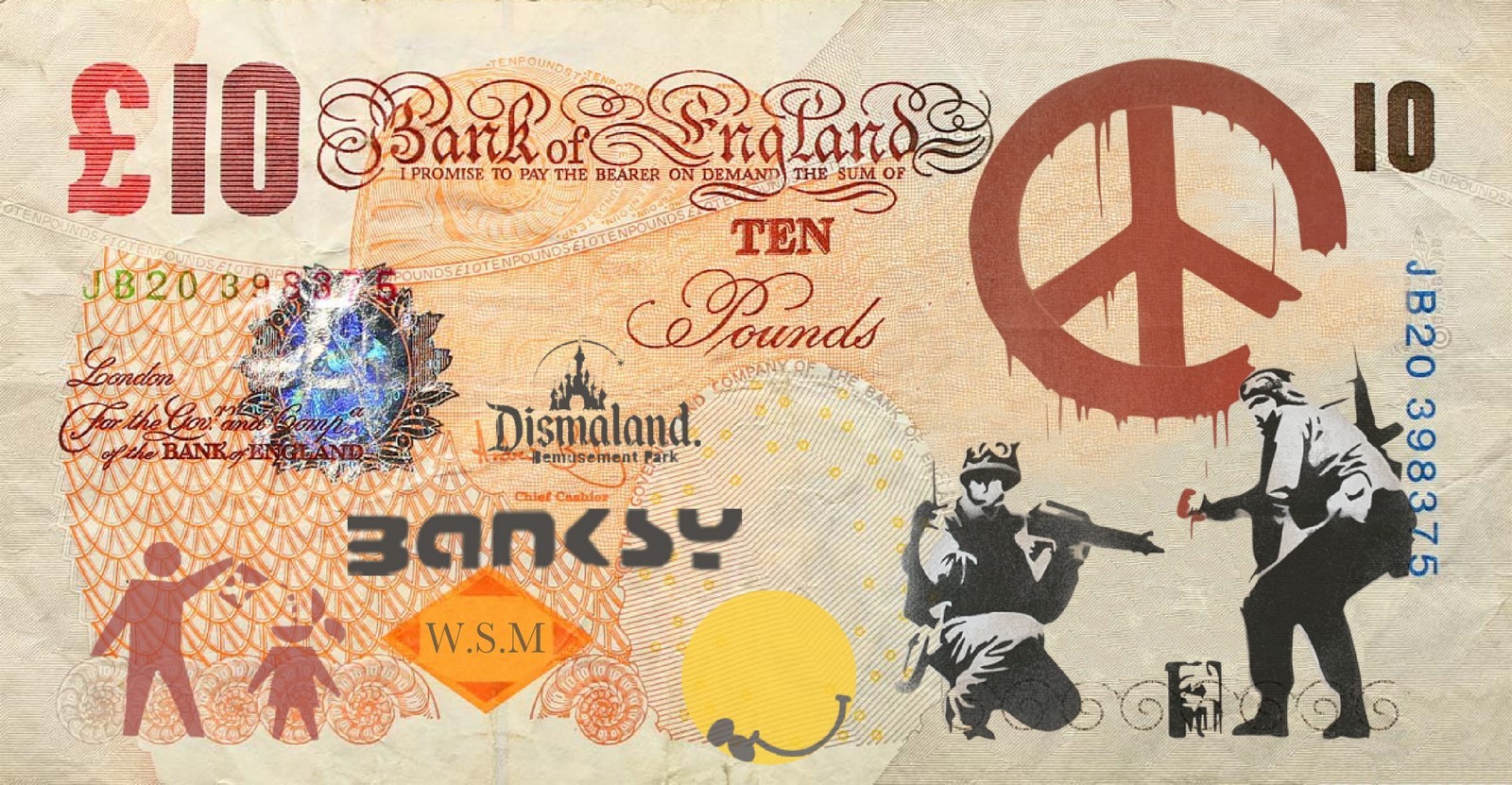 LOT N°228 BANKSY DISMALAND (D'après)