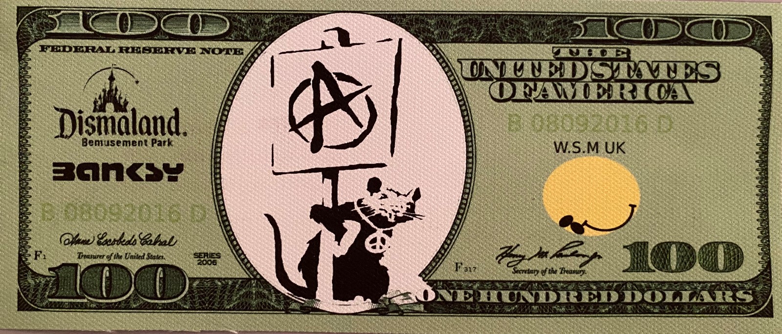 LOT N°246 DISMALAND – BANKSY (D'après)