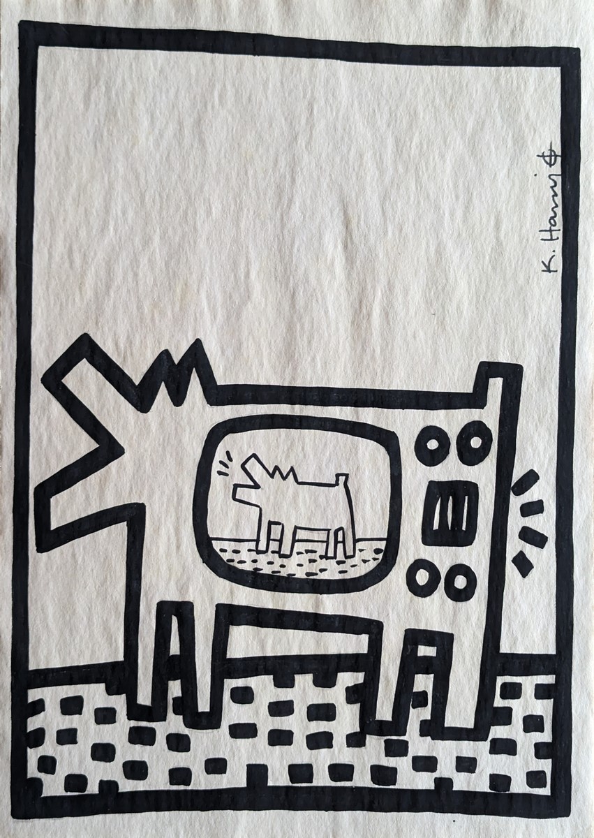 LOT N°42 Keith HARING (1958 1990), Attribué à, Etats Unis.