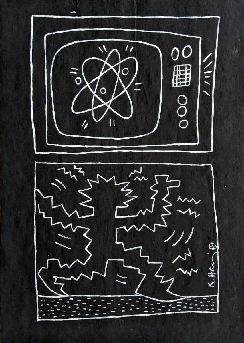 LOT N°43 Keith HARING (1958 1990), Attribué à, Etats Unis.