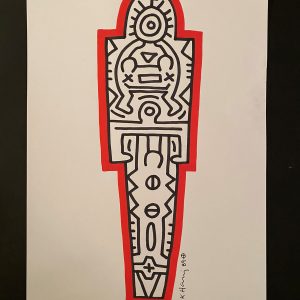 LOT N°46 Keith HARING (1958 1990), Attribué à, Etats Unis.