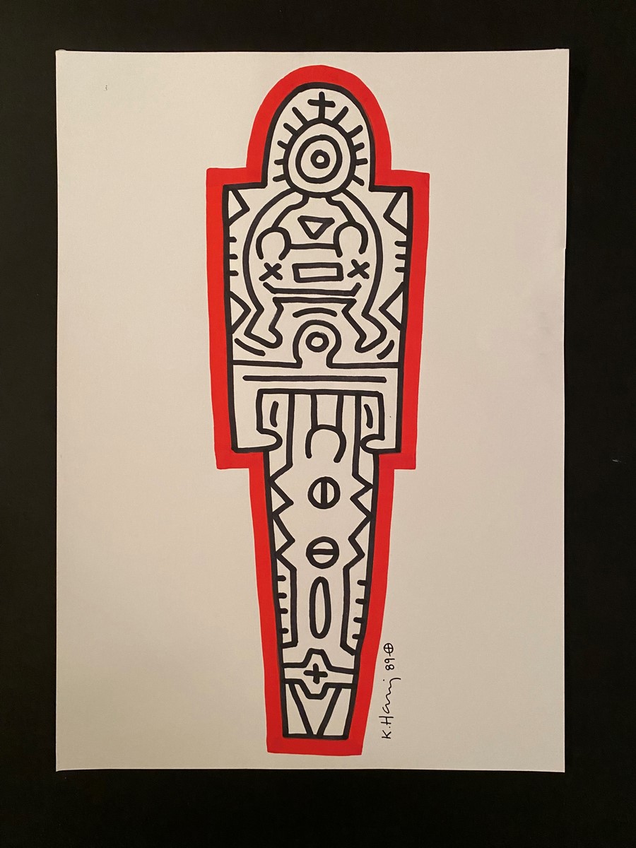 LOT N°46 Keith HARING (1958 1990), Attribué à, Etats Unis.