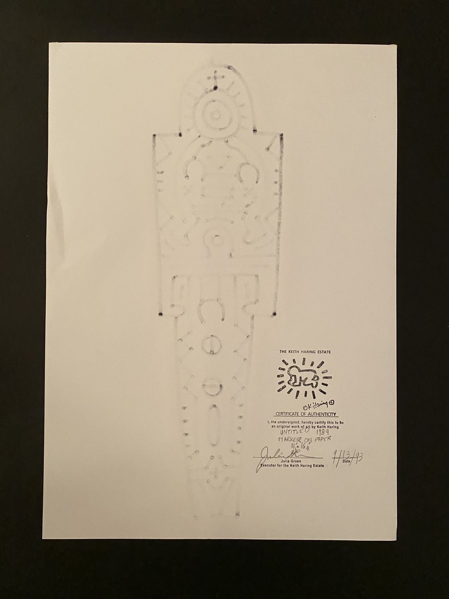 LOT N°46 Keith HARING (1958 1990), Attribué à, Etats Unis. - Image 2