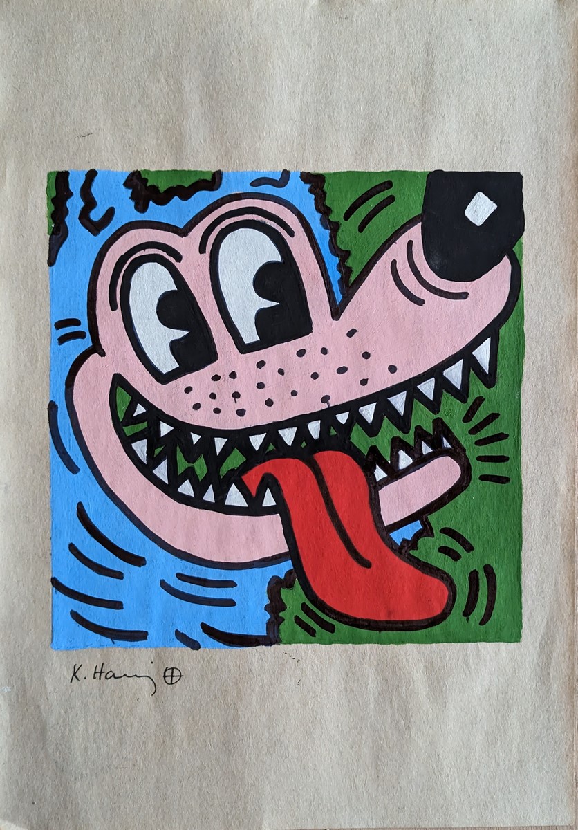LOT N°47 Keith HARING (1958 1990), Attribué à, Etats Unis.