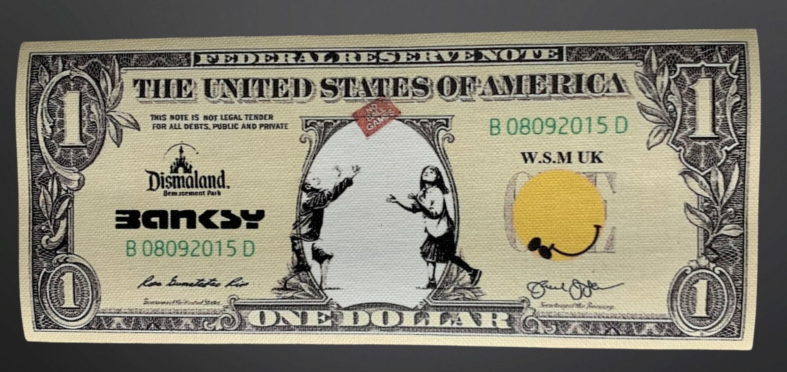 LOT N°56 BANKSY X DISMALAND – D’APRES