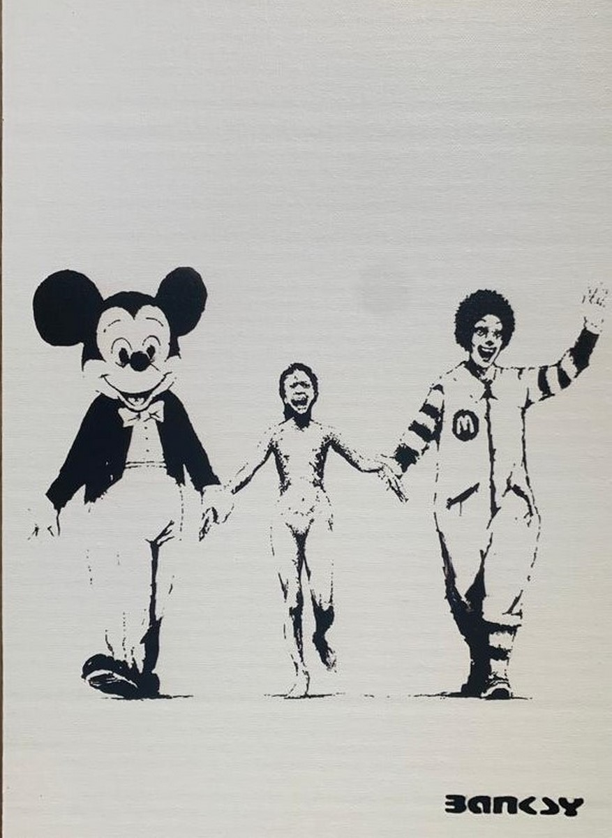 LOT N°66 BANKSY X DISMALAND – D’APRES