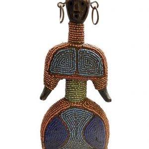 STATUE PERLEE BAMILEKE / BAMOUN (XXème Siècle) - CAMEROUN.