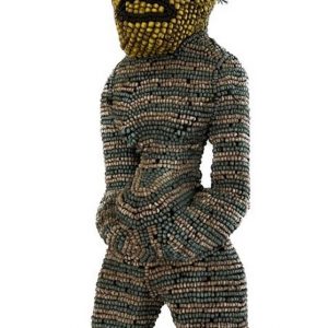 STATUE PERLEE BAMILEKE / BAMOUN (XXème Siècle) - CAMEROUN.