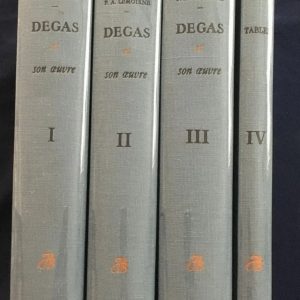 [Edgar DEGAS] P.A. LEMOISNE et Ph. BRAME. Degas et son œuvre.