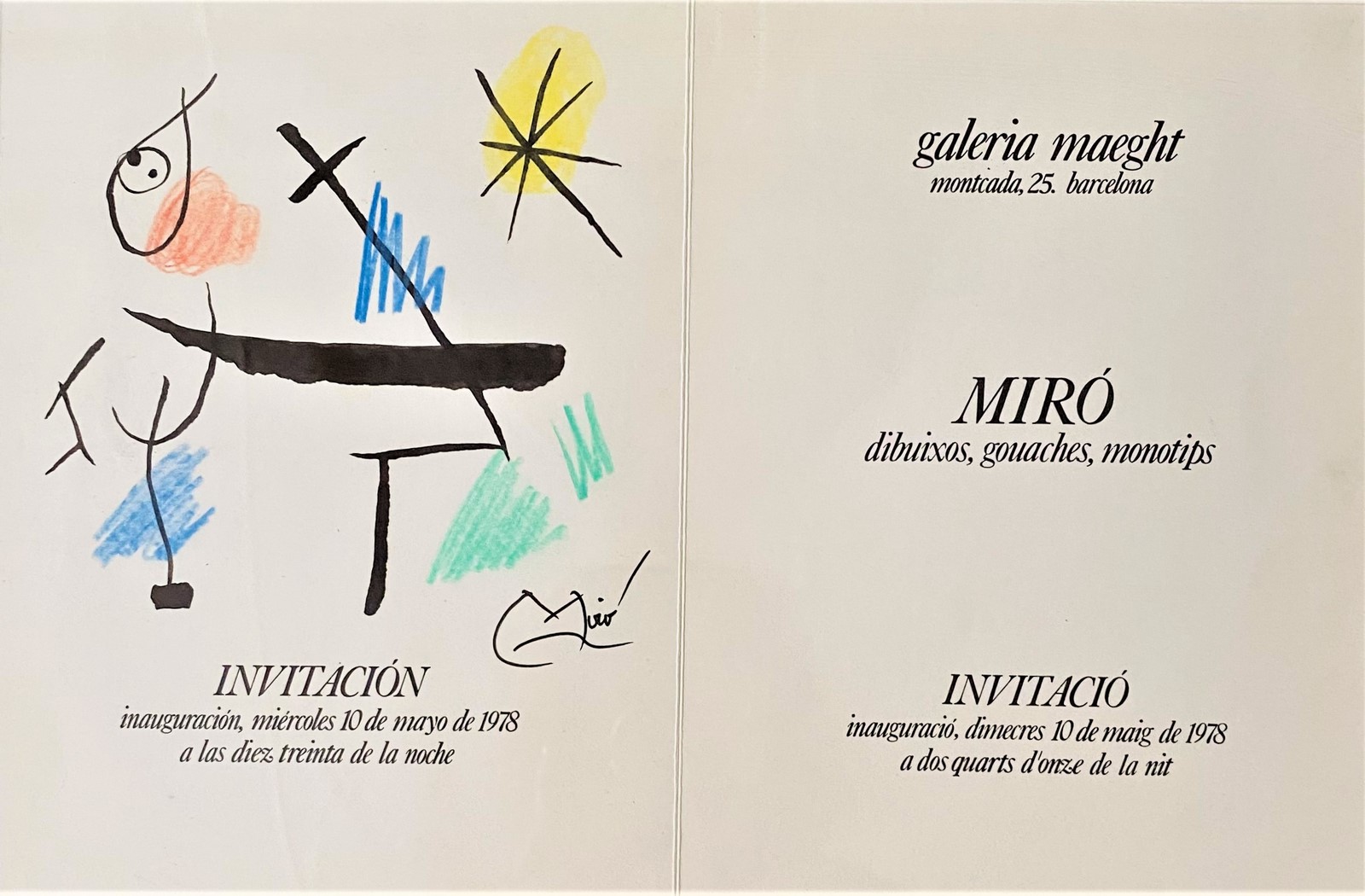 Joan MIRO (1893-1983), (D’APRÈS) – Image 2