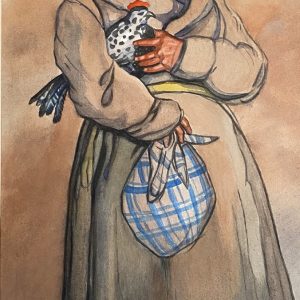 Boris Mikhailovich KUSTODIEV (1878-1927) , Attribué à