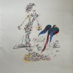 Salvador DALI (1904 -1989) L'Oiseau,1975.