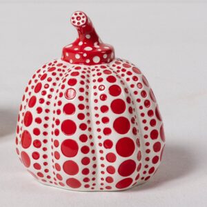 Yayoi KUSAMA (Né en 1929) D’après  Pumpkin Red & White