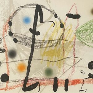Joan MIRO (1893-1983), D’APRES  Abstraction
