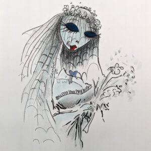 Tim BURTON (Né en 1958)  Les Noces funèbres, circa 2005