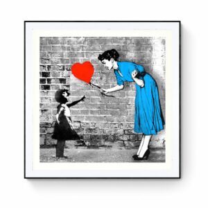 Mr. BRAINWASH (Né en 1966)  Love-catcher (Bleu)