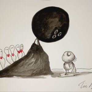 Tim BURTON (Né en 1958)  Sans titre