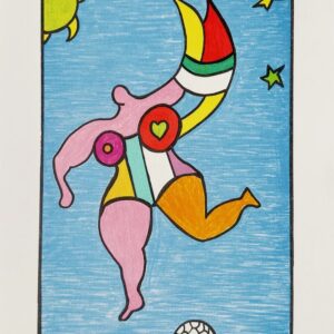 Niki de SAINT PHALLE (1930-2002)  Nana arc-en-ciel
