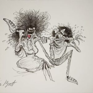 Tim BURTON (Né en 1958)  Sans titre