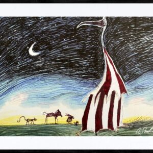 Tim BURTON (Né en 1958)  Carpa circo