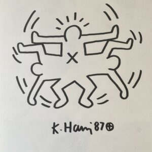 Keith HARING (1958-1990), Attribué à  Sans titre,1987