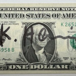 Keith HARING (1958-1990), Attribué à  ONE DOLLAR
