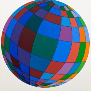 Victor VASARELY (1904-1997)  Globe Folklore Planet, 1973